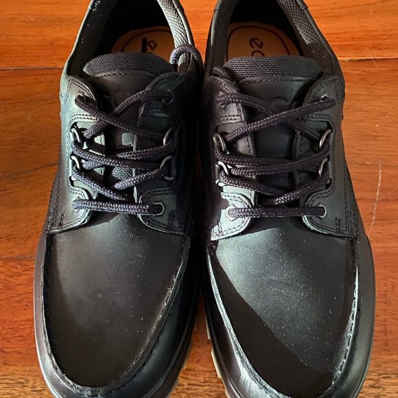 Ecco Track Footwear Gore Tex black Shoes Men”s size 12 - Picture 1 of 8
